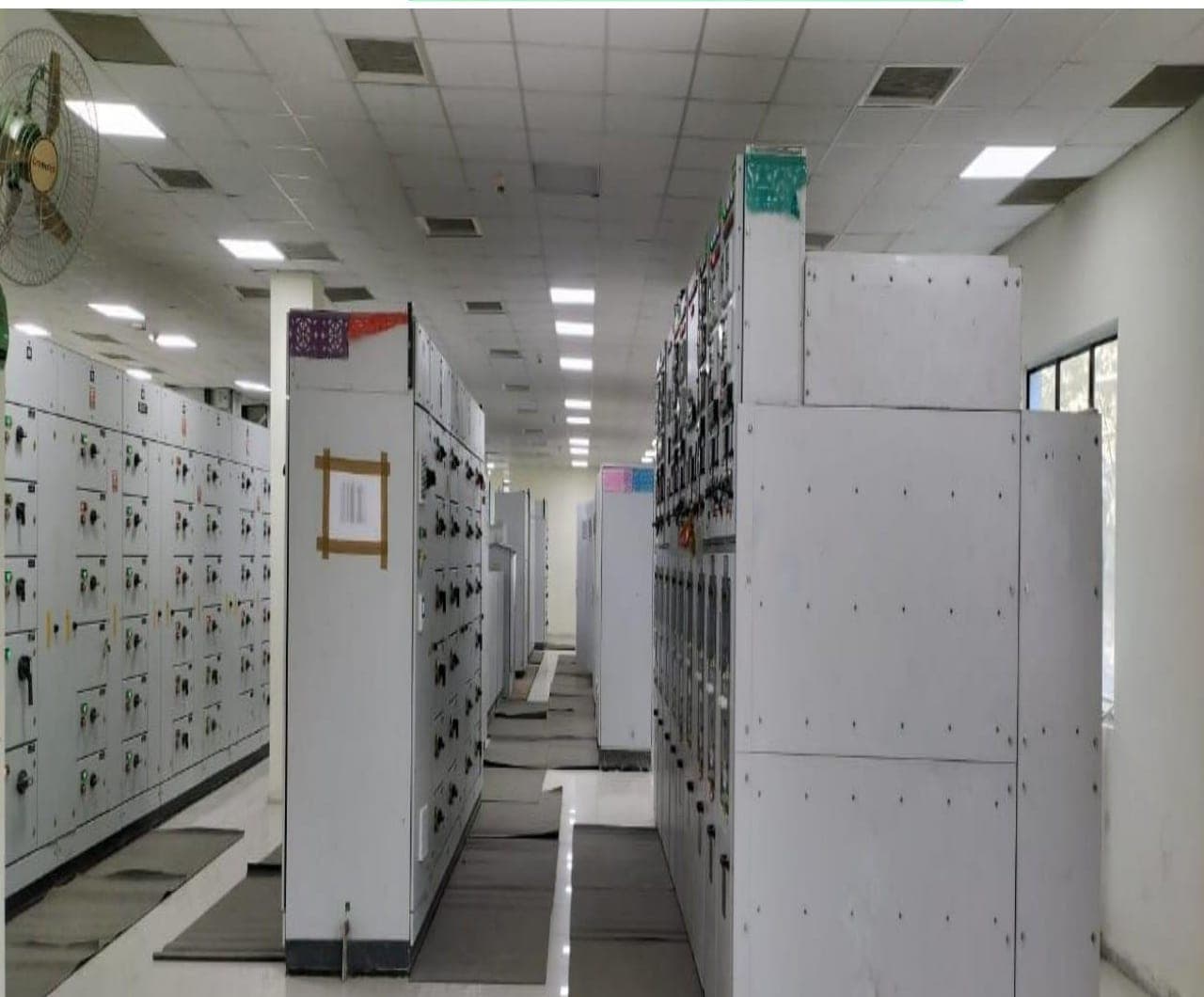 MCC room of cement plant